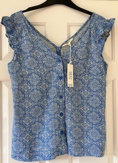 BNWT Size 12 Next Linen Mix Top