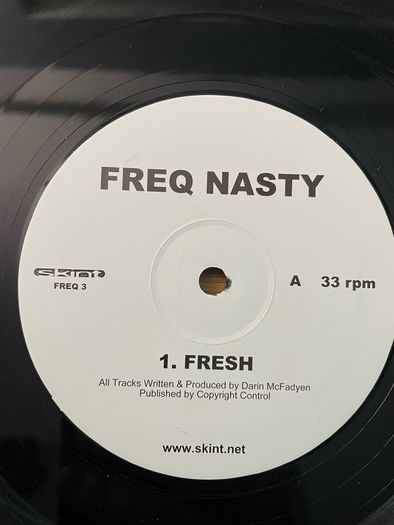 Freq Nasty - Fresh / One More Time - 12" Vinyl Single - 2001 Skint Records FREQ3