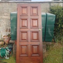 Solid Teak Front Door