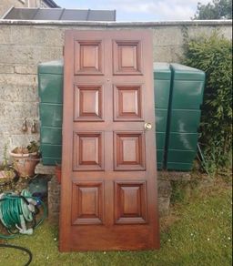 Solid Teak Front Door