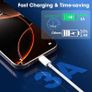 USB C Charger Cable  Pack USB to USBC Cable Type C Charger Fast Charging 3A Lead for iPhone 16 15 Pro Max Plus, Samsung Galaxy S25 S24 Ultra, Huawei, Google Pixel, for iPad Air Image 2