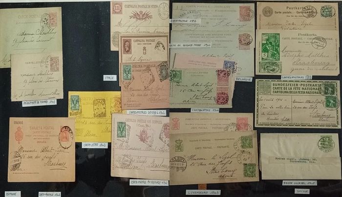 1800s Albert Sigel Strasboug Societe Philatelique Union Postal History Collection