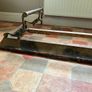 Very decorative antique brass and copper fender Image 9