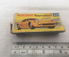 Matchbox Superfast. No. 33. Box for Lamborghini Miura