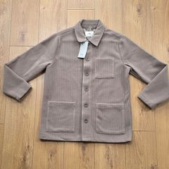Folk Men's Greyson Waffle knit Overshirt Shacket Size Large