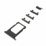 For iPhone 8 4.7" Back Battery Cover Glass Plate Housing Side Buttons Black New Image 3
