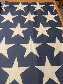 Next Navy and Grey star curtains