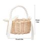 Brand New Wicker Flower Girl Baskets Handmade Rattan with Handles Image 2
