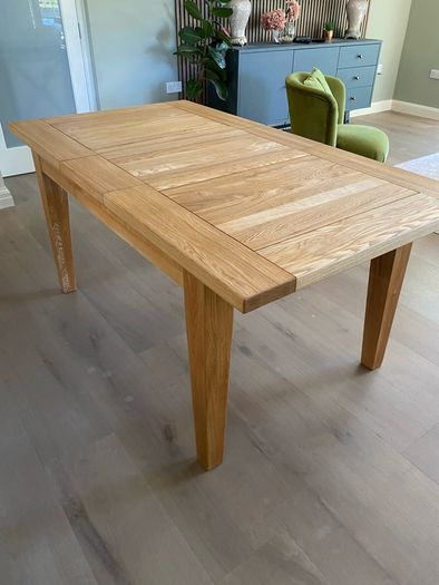 Solid Oak Extending Dining Table Fully Refinished
