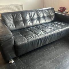 Leather couch