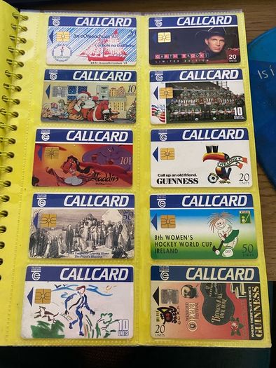 Call Cards folder with cards