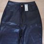 River Island Faux Leather Boot Cut Jeans Image 2