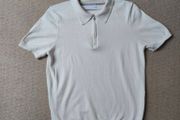 Slim Fit Zip top polo shirt , size M