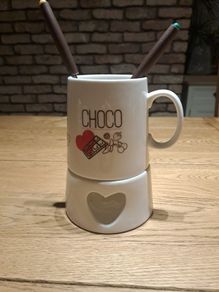 Chocolate/cheese fondue