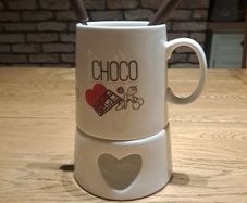 Chocolate/cheese fondue