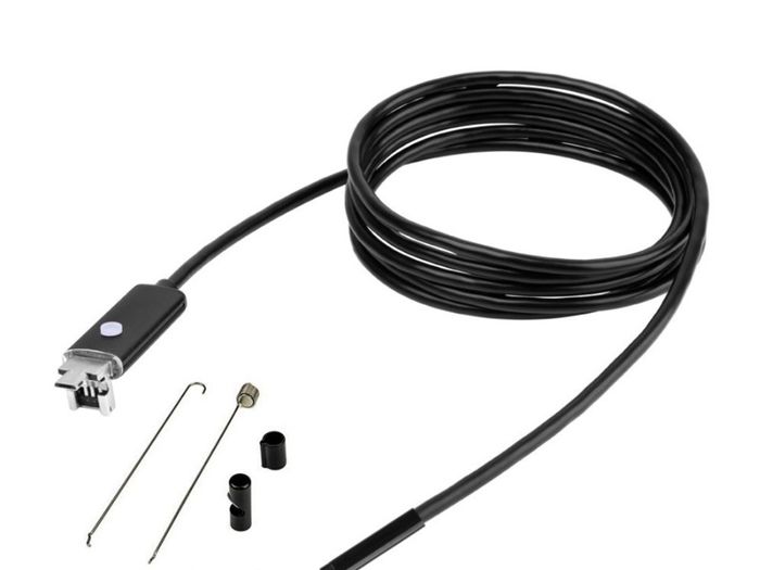 7mm 2 IN 1 Micro USB Endoscope Snake Tube and Android Waterproof Borescope Camera USB Drain Inspection Micro Camera for PC Phone Car Garage Engine