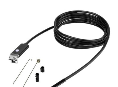 7mm 2 IN 1 Micro USB Endoscope Snake Tube and Android Waterproof Borescope Camera USB Drain Inspection Micro Camera for PC Phone Car Garage Engine