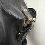 Ladies  Black Handbag pure Leather Dune Image 3