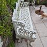 Cast iron garden bench Image 2