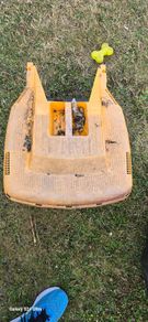 2 lawnmower boxs