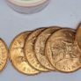 Great Britain 1967 Beautiful Uncirculated Penny Roll Tube of 50 Coins Image 4