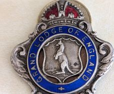 Silver and Enamel medal