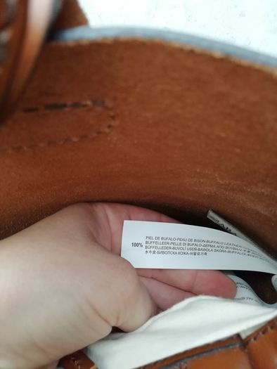 Zara buffalo leather bag