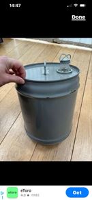 FREE - 4 x 25L metal jug