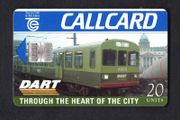 1996 Ireland 20 unit D.A.R.T (Dublin Area Rapid Transport) Weekly Ticket (Schlumberger SC7) Call Card Used