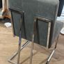 velvet dining chairs (6 in total) 30 each plus free dining table Image 2
