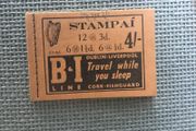 Irish stamps, 1954 definitive booklet,