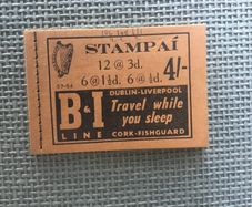Irish stamps, 1954 definitive booklet,