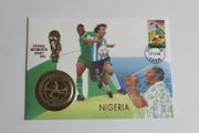Nigeria USA WORLD CUP 1994 Coin Cover Vintage