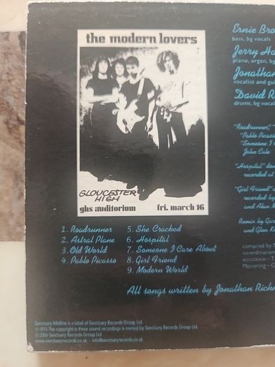 The Modern Lovers CD