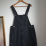 Mango Denim Pinafore Dress Size Large Image 6