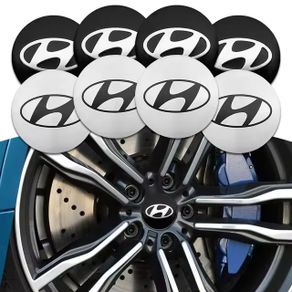 4Pcs 56mm Car Wheel Center Hub Sticker Cap For Hyundai Accent Elantra Veloster Getz Tucson i20 Rim Cover Stickers Accessories