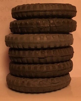 Meccano & Tri-ang tyres/wheels