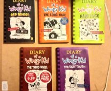 Five Diary of a Wimpy kid Books