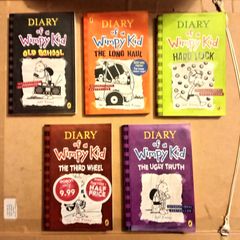 Five Diary of a Wimpy kid Books