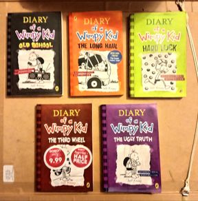 Five Diary of a Wimpy kid Books