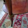 antique French Louis XVI style side table marble top Image 3