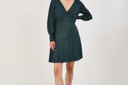 Monsoon Green Sparkly Dress