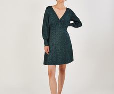 Monsoon Green Sparkly Dress