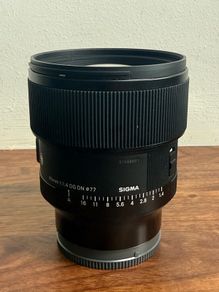 sigma 85mm 1.4 DG DN ART lens