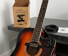 Magnetic Pickup for Acoustic Guitar - Easy Installation (No Drilling Required!) - Brand New in Box
