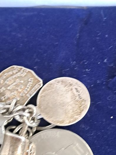 silver charm bracelet