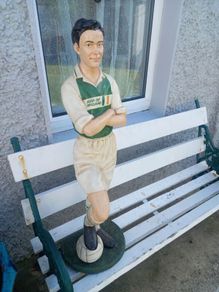 irish  soccer  player shop display