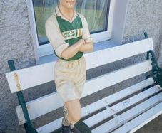 irish  soccer  player shop display
