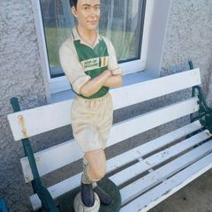 irish  soccer  player shop display