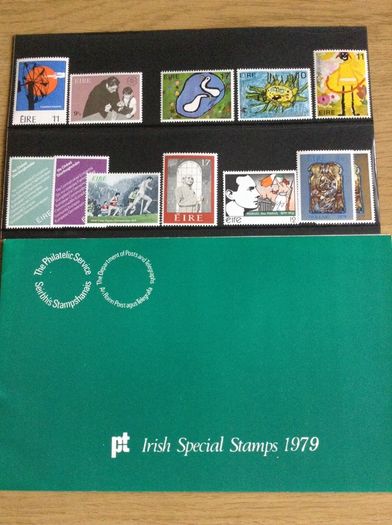 Full set of 1979 Irish  Commemorative stamps
